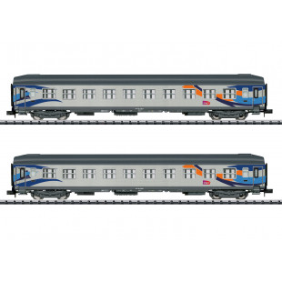 Coffret Set wagons voitures Express bogies SNCF "Croisière" 1/160 N TRIX minitrix