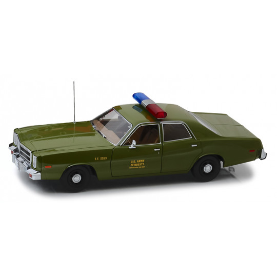 US Army Military Police - 1977 Plymouth Fury - The A-Team  1/18 GREENLIGHT