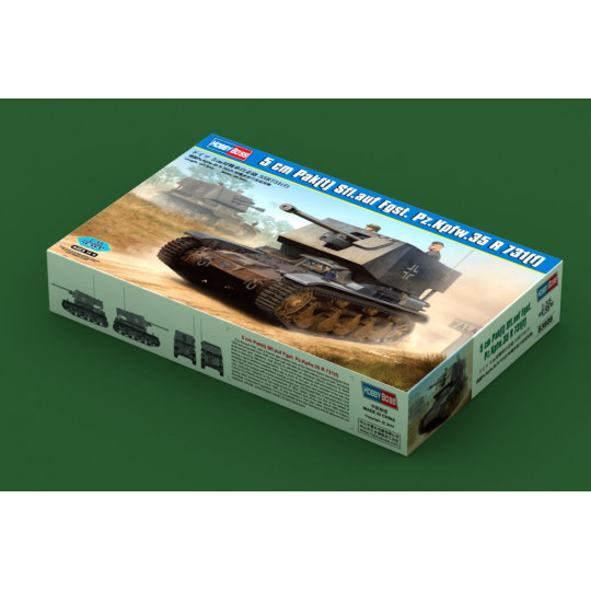 5 cm Pak(t) Sfl.auf Fgst. Pz.Kpfw.35 R 731(f) Renault Char français R35 1/35 HOBBY BOSS
