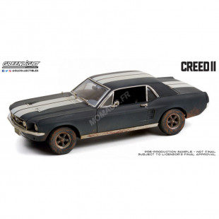 Ford Mustang coupé 1967 "Creed II" (2018) noir mat 1/18 GREENLIGHT