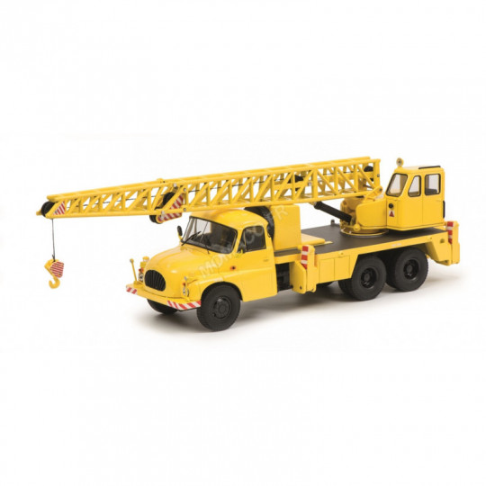 TATRA T138 camion grue jaune 1/87 SCHUCO