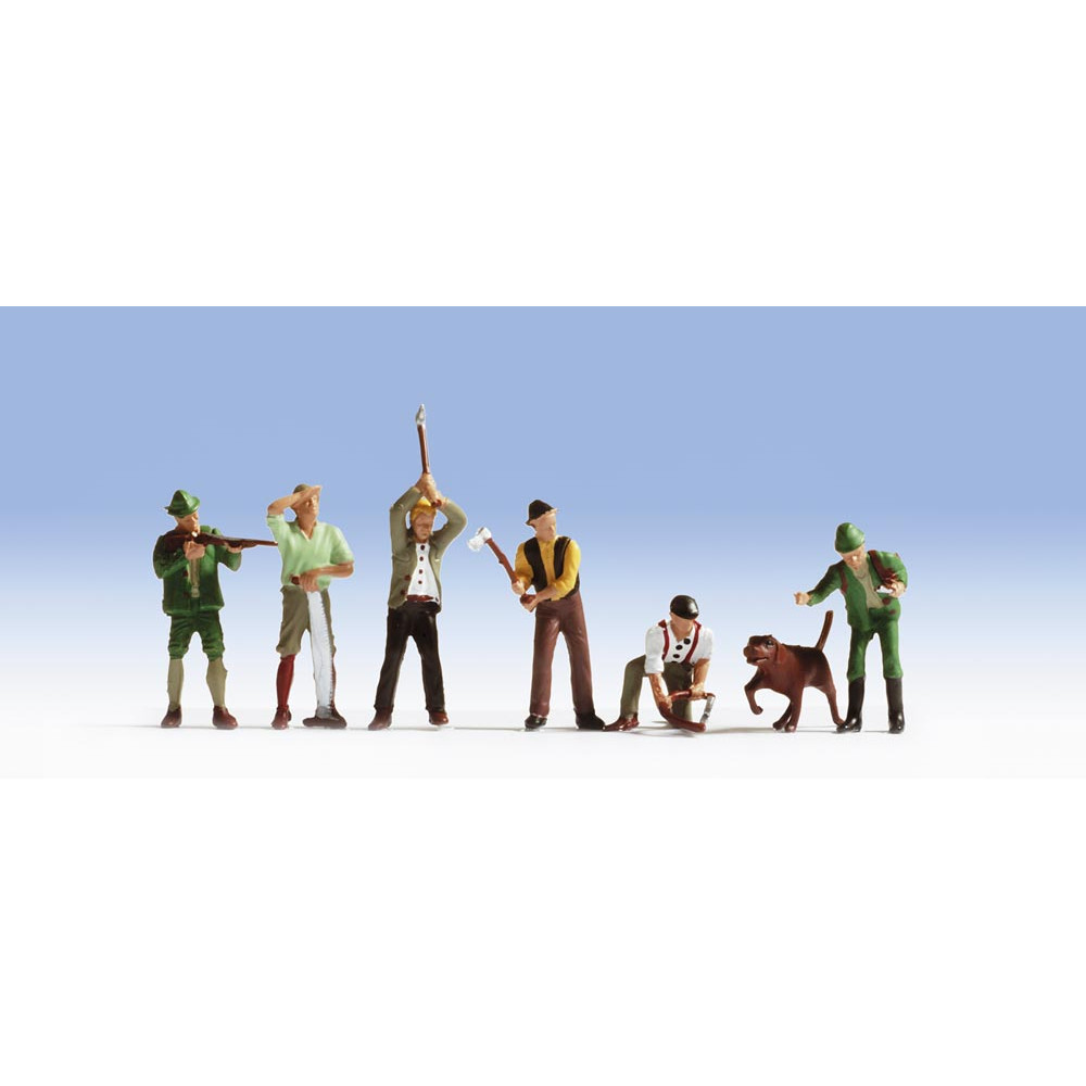 Chasseurs et bûcherons 1/87 NOCH