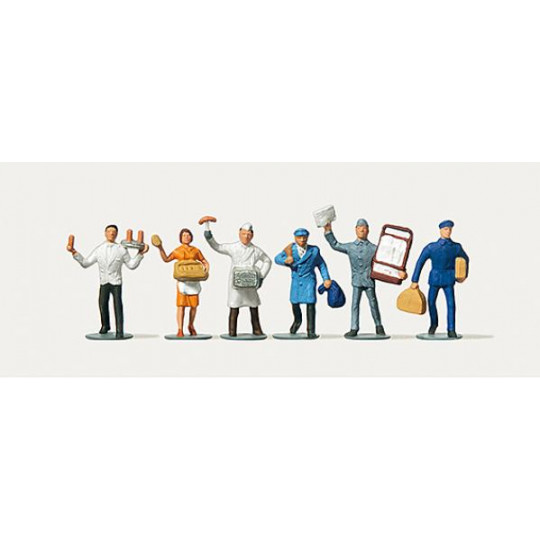 Vendeurs et porteurs 1/87...
