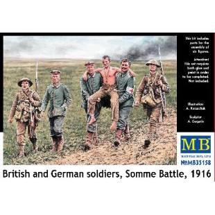 Bataille de la Somme 1916 "l'Entraide" britanniques + Allemands 1/35 MasterBox