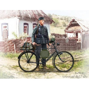 Soldat Allemand avec bicyclette 1939-1942 1/35 MasterBox