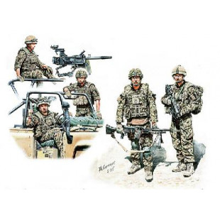 "Nous avons de la chance" soldats britanniques 2012 1/35 MasterBox