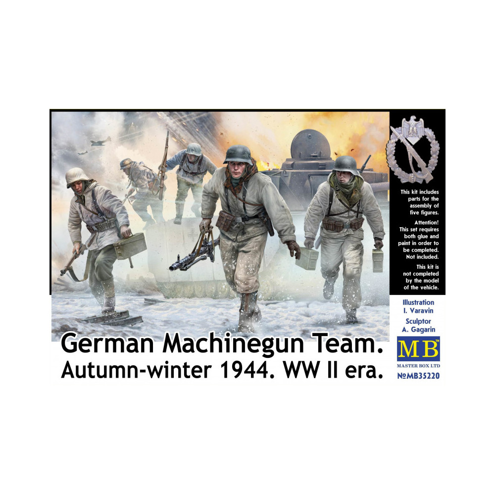 Mitrailleurs allemands automne hiver 1944 ( 5 perso) 1/35 MasterBox
