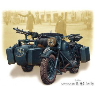 Moto BMW R75 side car 2ème Guerre Mondiale 1/35 MasterBox