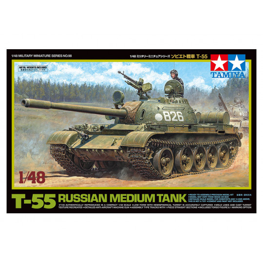 Char Tank Russe T-55 1/48 TAMIYA