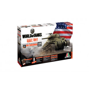 Char tank M4 SHERMAN World of tank 1/56 ITALERI