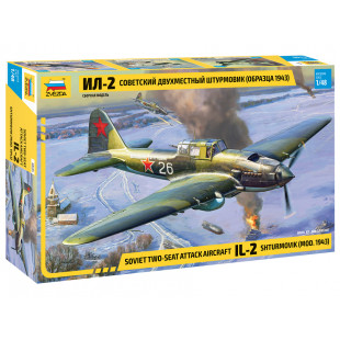 Illiouchine Il-2 M Shturmovik biplace 1943 1/48 ZVEZDA