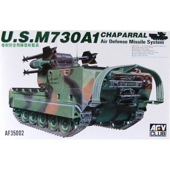 Char tank US Anti-aérien SAM M730A1Chaparral 1/35 AFV