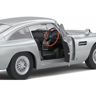 ASTON MARTIN DB5 Silver Birch 1964 1/18 SOLIDO