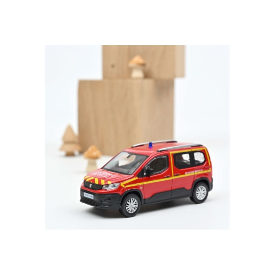 Peugeot Rifter 2019 Pompiers - Secours Médical 1/43 NOREV