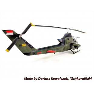 Hélicoptère d'attaque US AH-1G Cobra (fin prod) & Pilotes 1/32 ICM