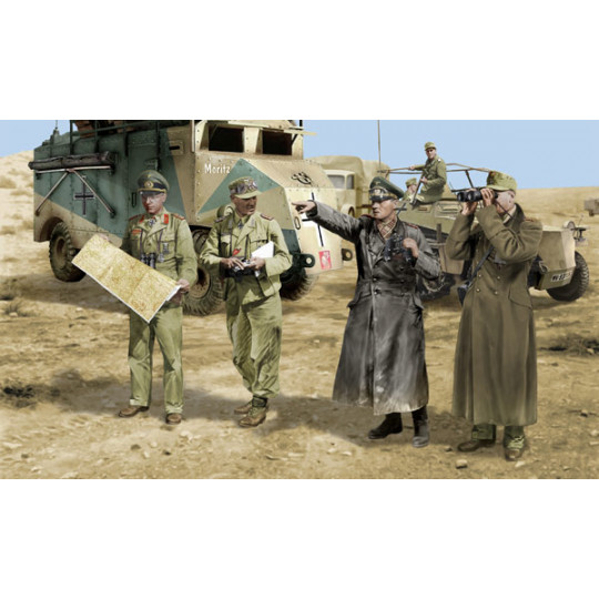 Deutsche Africa Korps ROMMEL 1942 1/35 DRAGON