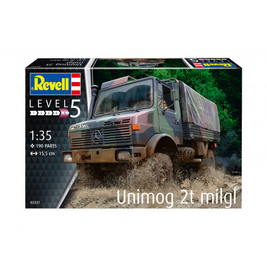 Camion allemand 4X4 UNIMOG 2T milgl 1/35 REVELL