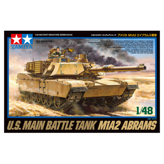 Char Tank US "Abrams" M1A2 1/48 TAMIYA