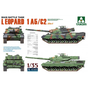 Char tank Leopard 1 A5/C2 1/35 TAKOM