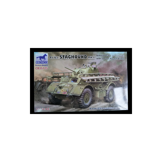 Tank Automitrailleuse US T17E1 Staghound Mk.1 1/35 BRONCO