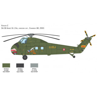 Helico Sikorsky H-34A PIRATE/ UH-34D U.S.MARINES 1/48 ITALERI