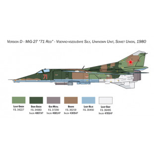 MiG-23BN MiG-27 FLOGGER-D 1/48 ITALERI