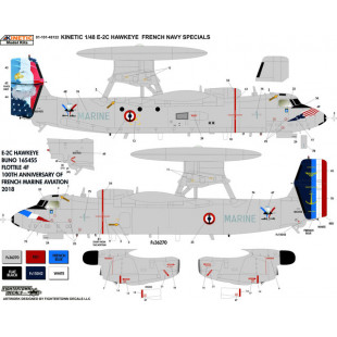 Grumman E-2C HAWKEYE 2000 Aéronavale French Navy 1/48 KINETIC