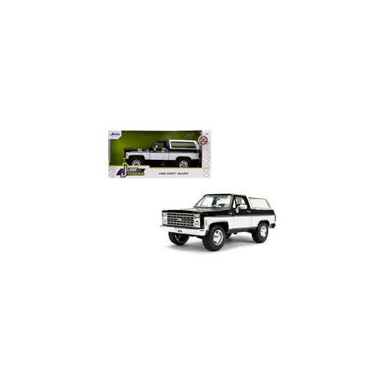 CHEVROLET K5 BLAZER 1980 NOIRE 1/24 JADA TOYS