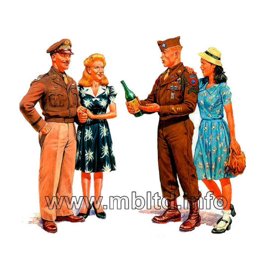Victoire en Europe (4 figurines) 1945 1/35 MasterBox