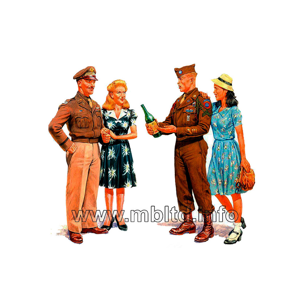 Victoire en Europe (4 figurines) 1945 1/35 MasterBox