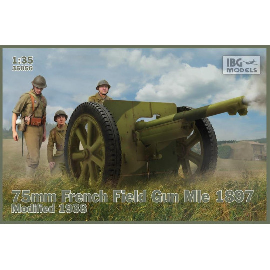 CANON FRANCAIS DE 75 mm MODELE 1897/1938 1/35 IBG MODELS
