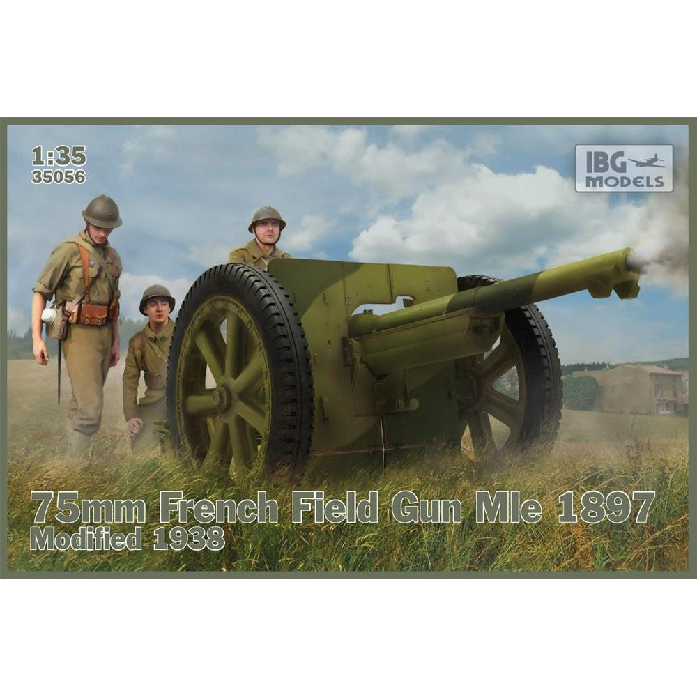 CANON FRANCAIS DE 75 mm MODELE 1897/1938 1/35 IBG MODELS