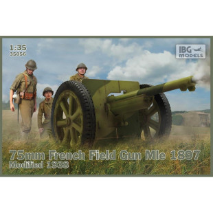 CANON FRANCAIS DE 75 mm MODELE 1897/1938 1/35 IBG MODELS