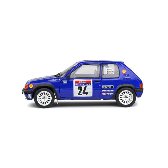 PEUGEOT 205 Rallye Gr.A Tour de Corse 1990 1/18 SOLIDO