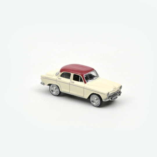 SIMCA Aronde Montlhéry 1962 Ivoire toit rouge 1/87 NOREV