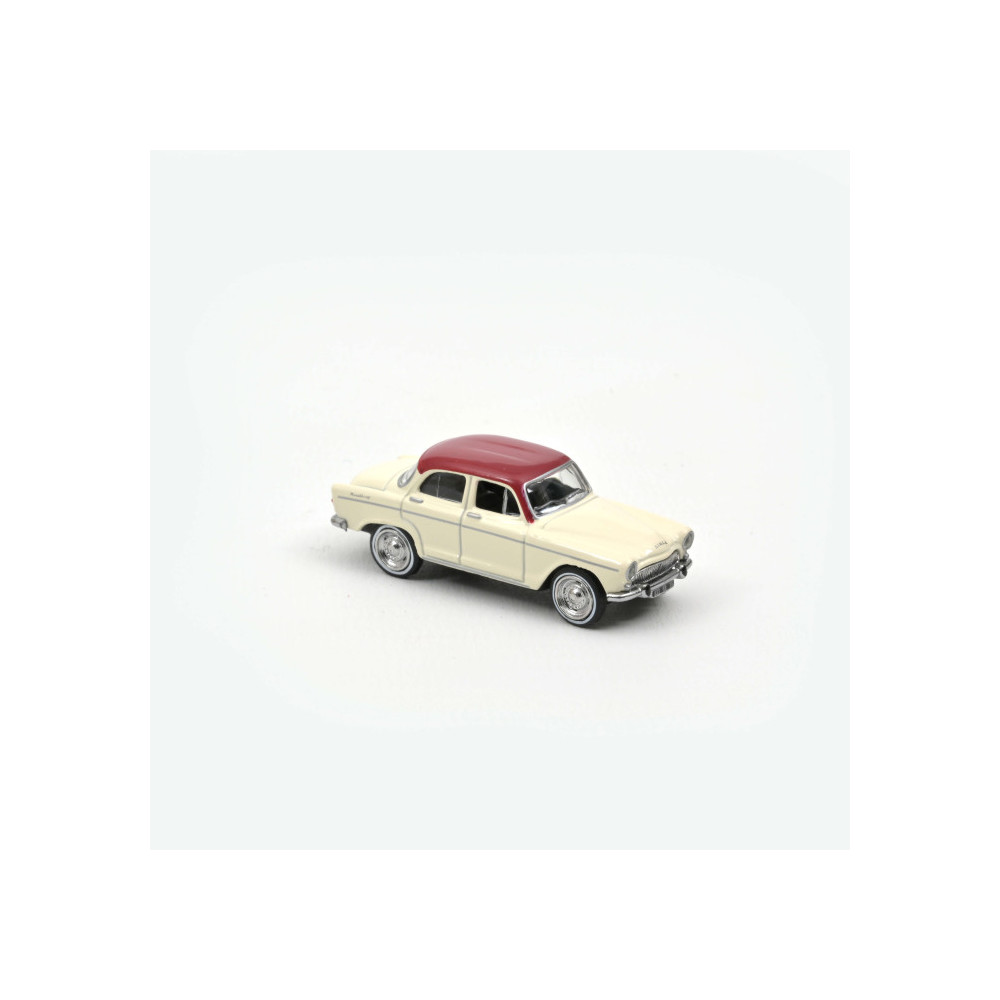 SIMCA Aronde Montlhéry 1962 Ivoire toit rouge 1/87 NOREV