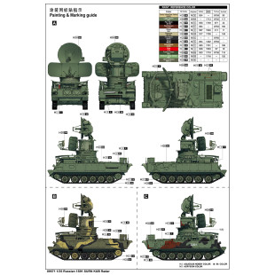 Char russe 1S91 SURN KUB radar 1/35 TRUMPETER