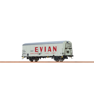 Wagon réfrigéré "EVIAN & BADOIT" Hlv SNCF ep III 1/87 BRAWA