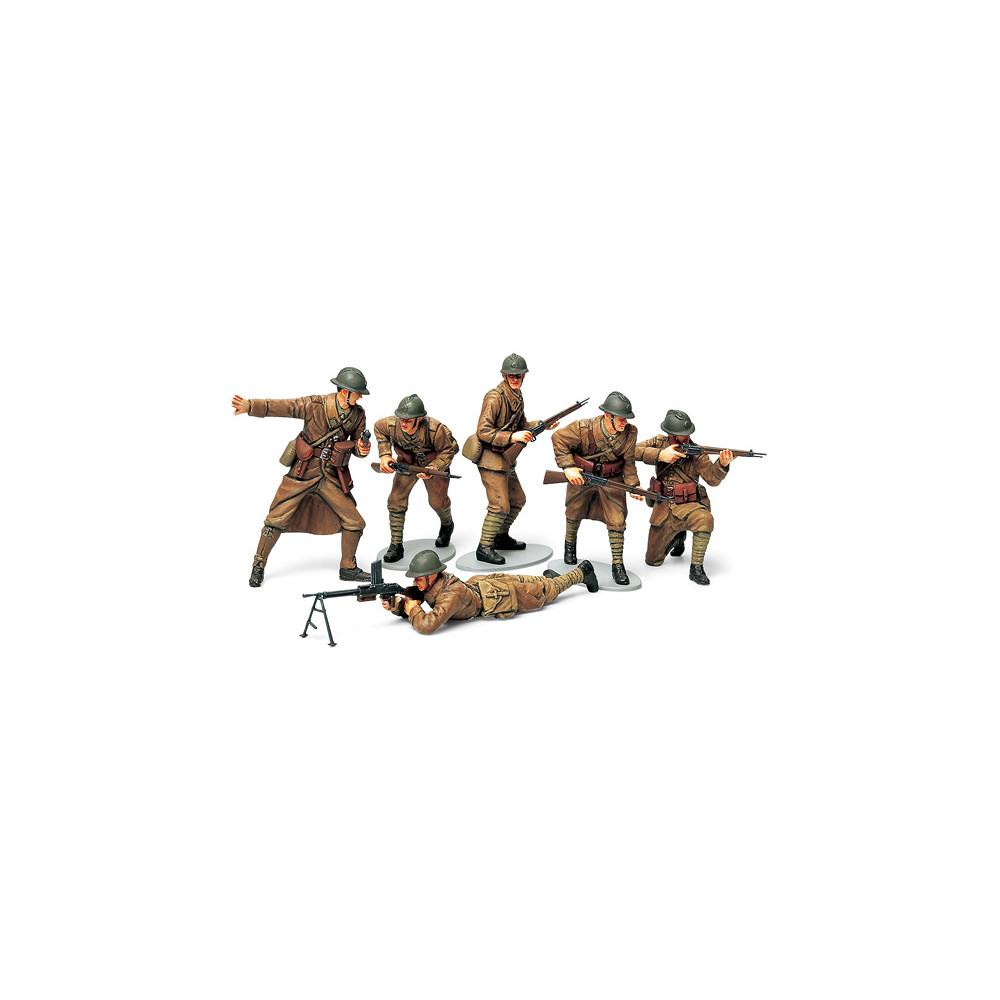 Figurines Infanterie France French Infantry set  1/35 TAMIYA