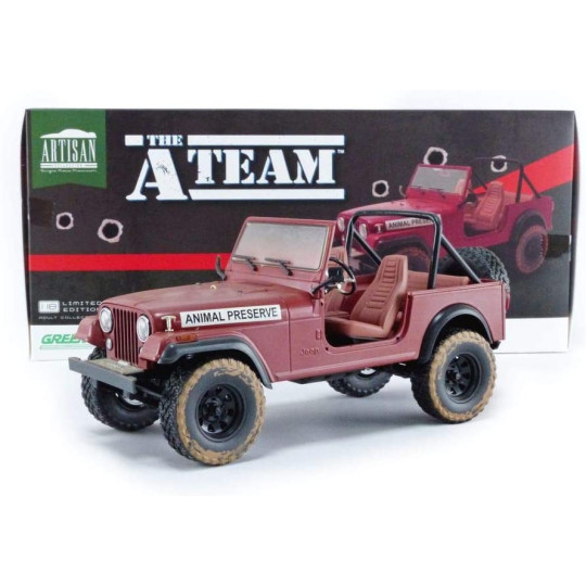 JEEP CJ-5 "L'Agence tous risques ( 1983-1987) 1/18 GREENLIGHT