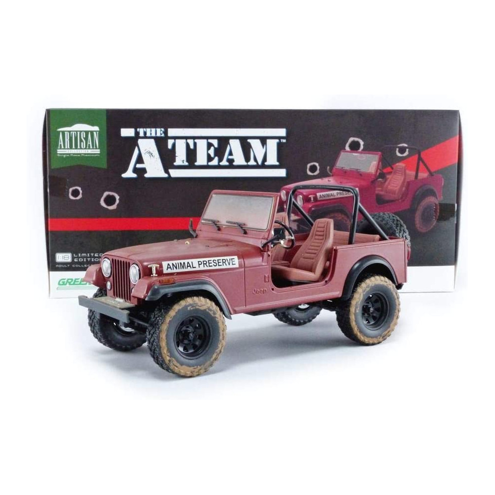 JEEP CJ-5 "L'Agence tous risques ( 1983-1987) 1/18 GREENLIGHT