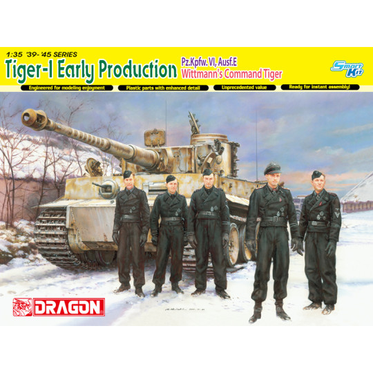 Char Tank WW2 Tiger Tigre 1 " Wittmann S04 "1/35 DRAGON