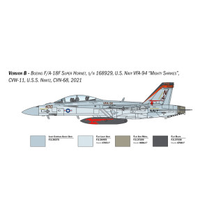 Avion maquette Boeing F/A-18F Super Hornet 1/48 ITALERI