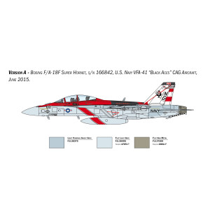 Avion maquette Boeing F/A-18F Super Hornet 1/48 ITALERI