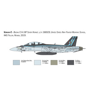 Avion maquette Boeing F/A-18F Super Hornet 1/48 ITALERI