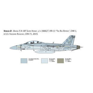 Avion maquette Boeing F/A-18F Super Hornet 1/48 ITALERI