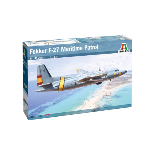 Avion maquette FOKKER F-27 1/72 ITALERI