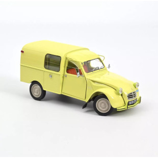 CITROEN 2CV Fourgonnette AK350 1966 Jaune Pastic 1/18 NOREV