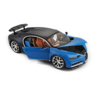 BUGATTI CHIRON bleu 1/18 BBURAGO