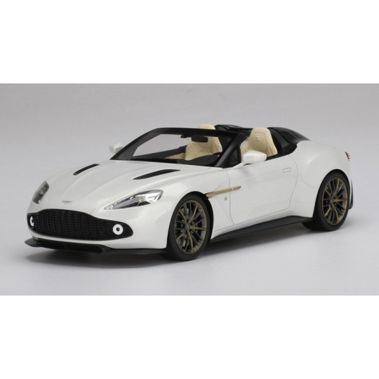 ASTON MARTIN Vanquish Zagato Speedster Escaping white 1/18 TOP SPEED